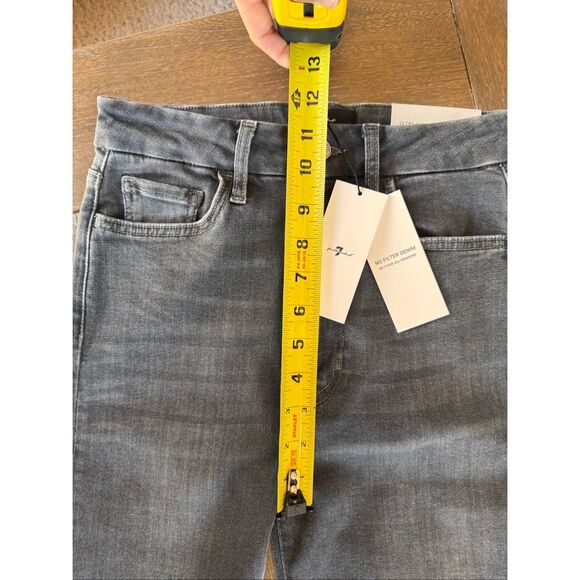 NWT 7 For All Mankind Ultra High Rise Skinny Boot Size 27 - Picture 7 of 7